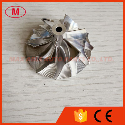 K04 reverse 5306-123-2035 41.65/56.08mm 6+6 blades high performance turbocharger milling/aluminum 2618 /billet compressor wheel
