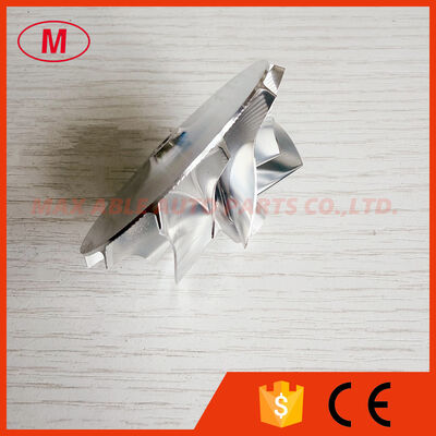 K04 reverse 5306-123-2035 41.65/56.08mm 6+6 blades high performance turbocharger milling/aluminum 2618 /billet compressor wheel