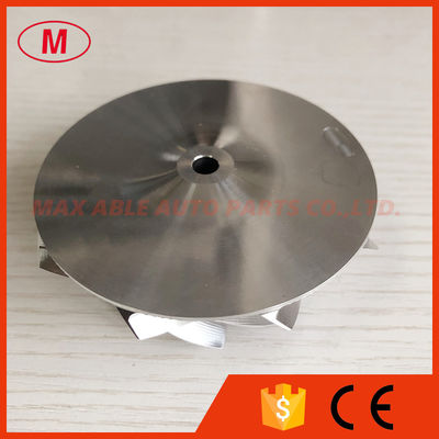 GTX3076 GEN ll 58.23/76.43mm point milling 9+0 blades bore:6.00 air curve Performance turbo billet compressor wheel