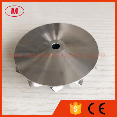 GT28 49.62/61.98mm 6+6 blades racing turbocharger aluminum 2618/billet compressor wheel