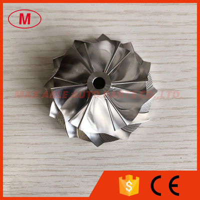 GT28 49.62/61.98mm 6+6 blades racing turbocharger aluminum 2618/billet compressor wheel