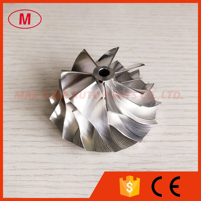 GT28 49.70/67.40mm 7+7 Blades high performance bore:6.00mm turbo milling/billet compressor wheel for 446179-0094/81636