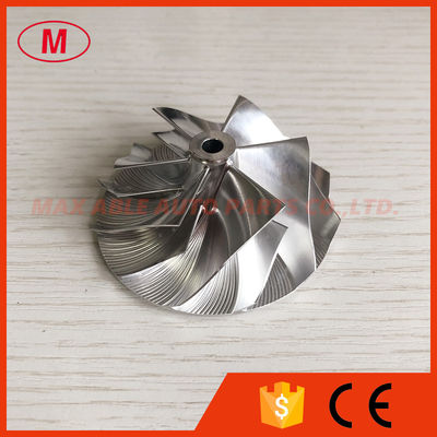 TD04HL reverse 47.10/63.40mm 6+6 blades turbo milling/aluminum 2618/billet compressor wheel