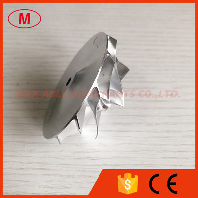 TD04HL reverse 47.10/63.40mm 6+6 blades turbo milling/aluminum 2618/billet compressor wheel
