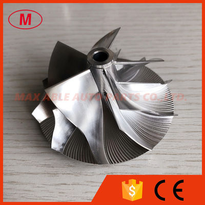 RHF55 5+5 blades 52.00/67.00mm turbo milling/aluminum 2618/billet compressor wheel