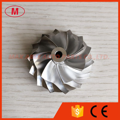 GTA15-25 41.58/56.03mm 7+7 blades point milling high performance turbocharger aluminum 2618/billet compressor wheel