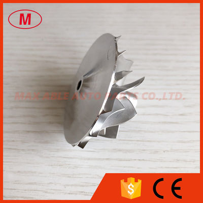 GTA15-25 41.58/56.03mm 7+7 blades point milling high performance turbocharger aluminum 2618/billet compressor wheel