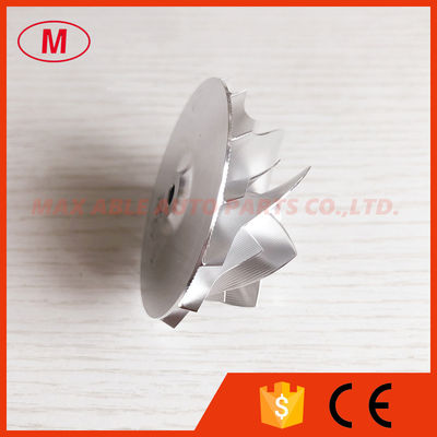 GT15-25 46.50/59.00mm 7+7 blades point milling performance Turbo aluminum 2618/milling/ billet compressor wheel