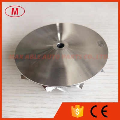 GTX3076 53.11/76.13mm 11+0 blades high performance turbo aluminum 2618/milling/billet compressor wheel