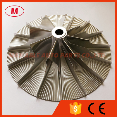 Supercharger 8+8 blades 76.90/145.90mm turbo/milling/aluminum 2618/billet compressor wheel for Vortech-2