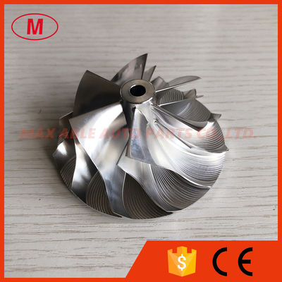 CT26 52.75/72.00mm 6+6 blades Turbo aluminum 2618/milling/Billet compressor wheel