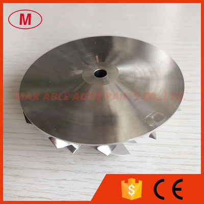 CT26 52.75/72.00mm 6+6 blades Turbo aluminum 2618/milling/Billet compressor wheel
