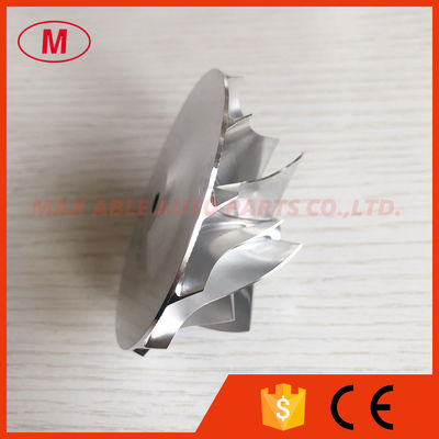 CT26 52.75/72.00mm 6+6 blades Turbo aluminum 2618/milling/Billet compressor wheel