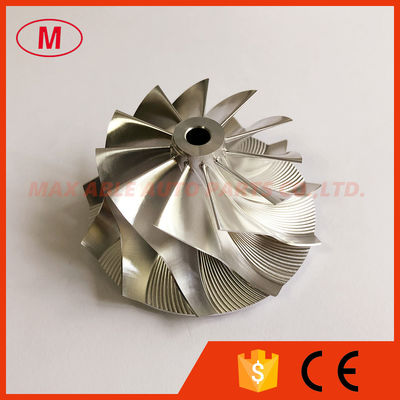 RHF55 52.56/68.00mm 11+0 blades high perforance Turbo milling/aluminum 2618/billet compressor wheel