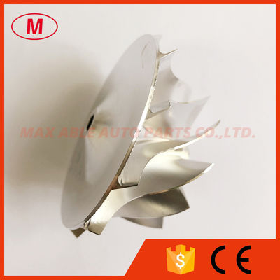 RHF55 52.56/68.00mm 11+0 blades high perforance Turbo milling/aluminum 2618/billet compressor wheel
