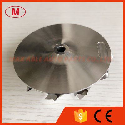RHF5 47.00/60.50mm 6+6 blades reverse high performance thick blades turbo milling/aluminum 2618/billet compressor wheel