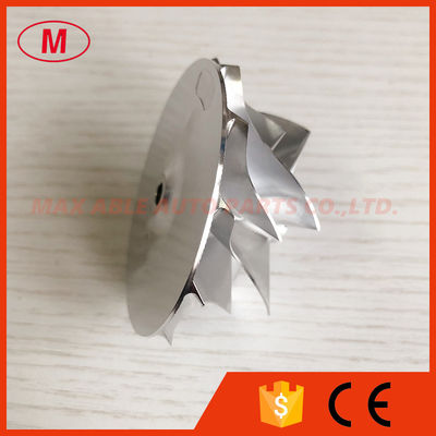 RHF5 47.00/60.50mm 6+6 blades reverse high performance thick blades turbo milling/aluminum 2618/billet compressor wheel