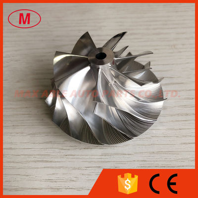 GT15-25 49.15/63.00mm 7+7 blades high performance turbo milling/aluminum 2618/billet compressor wheel