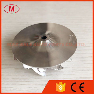 GT15-25 49.15/63.00mm 7+7 blades high performance turbo milling/aluminum 2618/billet compressor wheel