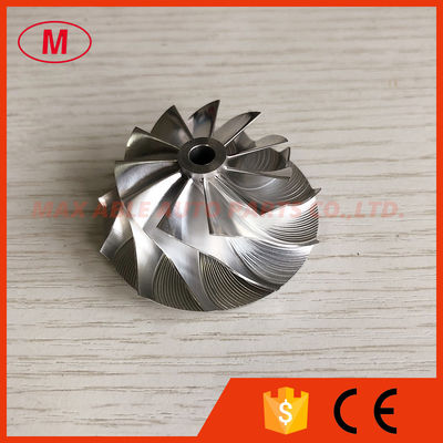 GT14 35.00/48.00mm 11+0blades 737683-0003 Upgrade turbo milling/aluminum 2618/billet compressor wheel for Citroen