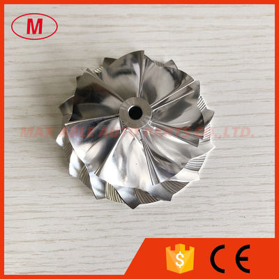 K16 57.00/71.00mm 7+7 blades high performance turbo milling/aluminum 2618/Billet compressor wheel