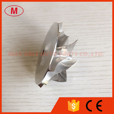 TD04HL 16T 49189-00016 43.43/56.02mm 6+6 blades high performance Turbo milling/aluminum 2618/billet compressor wheel