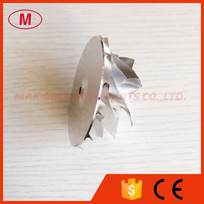 RHF5 reverse 52.46/67.20mm 7+7 blades high performance turbo turbocharger aluminum 2618/milling/billet compressor wheel