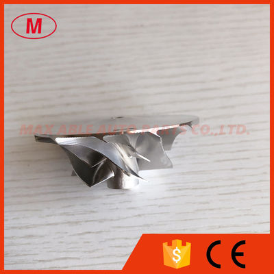 TF035 6+6 blades 38.00/59.00mm Turbo milling/aluminum 2618/billet compressor wheel for 49135-05671/320D Upgrade