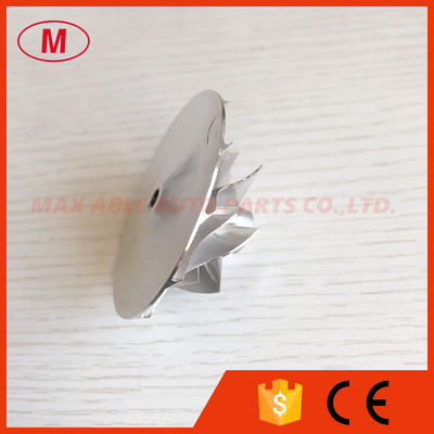 TF035 6+6 blades 38.00/59.00mm Turbo milling/aluminum 2618/billet compressor wheel for 49135-05671/320D Upgrade