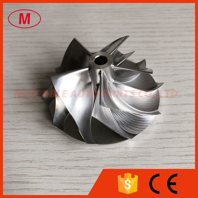 RHF5HB 49.62/61.98mm 5+5 blades high performance Turbocharger milling/aluminum 2618/Billet compressor wheel