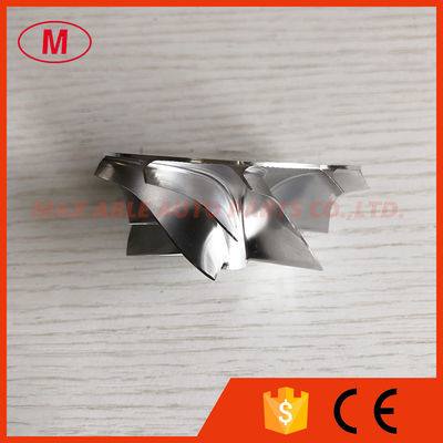 RHF5HB 49.62/61.98mm 5+5 blades high performance Turbocharger milling/aluminum 2618/Billet compressor wheel