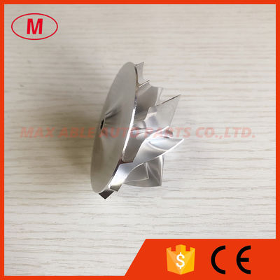 GT15-25 49.62/61.98mm 6+6 blades Turbo milling/aluminum 2618/billet compressor wheel