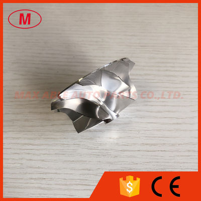 GT15-25 49.62/61.98mm 6+6 blades Turbo milling/aluminum 2618/billet compressor wheel