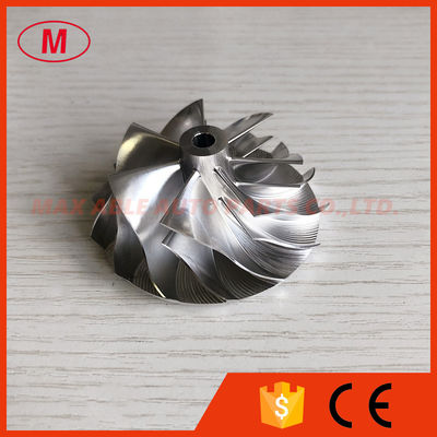 GT15-25 44.92/56.08mm 7+7 blades turbo milling/aluminum 2618/billet compressor wheel