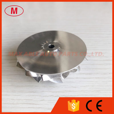 GT15-25 44.92/56.08mm 7+7 blades turbo milling/aluminum 2618/billet compressor wheel