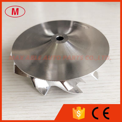 T04E 67.43/82.00mm 6+6 blades high performance turbocharger milling/aluminum 2618 /billet compressor wheel for racing