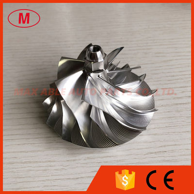 T04E 7+7 blades 53.87/76.07mm 448048-0004 performance Bullet Head turbo milling/aluminum 2618/billet compressor wheel