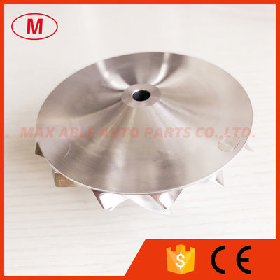 T04E 7+7 blades 53.87/76.07mm 448048-0004 performance Bullet Head turbo milling/aluminum 2618/billet compressor wheel