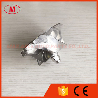 T04E 7+7 blades 53.87/76.07mm 448048-0004 performance Bullet Head turbo milling/aluminum 2618/billet compressor wheel