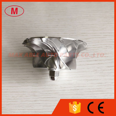 T04E 7+7 blades 53.87/76.07mm 448048-0004 performance Bullet Head turbo milling/aluminum 2618/billet compressor wheel