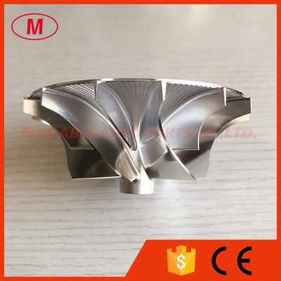 57.07/85.80mm 7+7 blades Turbo milling/aluminum 2618/billet compressor wheel Nose diameter:14.50mm