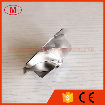 TD04HL 19T 46.02/58.00mm 9+0 blades 49189-X high performance turbo milling/aluminum 2618/billet compressor wheel