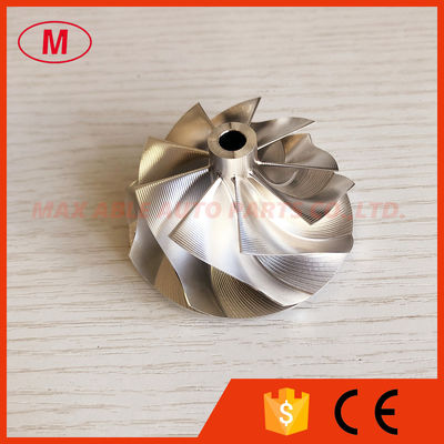 G25-550 48.35/60.00mm 9+0 Blades Point milling turbo aluminum 2618/Milling/billet compressor wheel for 871389-5004S