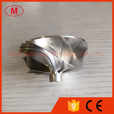 G25-550 48.35/60.00mm 9+0 Blades Point milling turbo aluminum 2618/Milling/billet compressor wheel for 871389-5004S