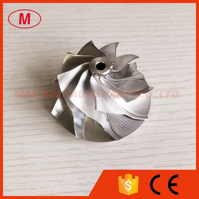 GT15-25 47.00/61.98mm 9+0 blades Point milling snake curve Turbo milling/aluminum 2618/billet compressor wheel