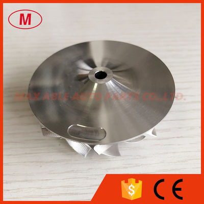 GT15-25 47.00/61.98mm 9+0 blades Point milling snake curve Turbo milling/aluminum 2618/billet compressor wheel