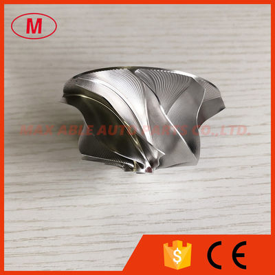GT15-25 47.00/61.98mm 9+0 blades Point milling snake curve Turbo milling/aluminum 2618/billet compressor wheel