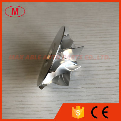 CT26 49.70/67.40mm 6+6 blades turbocharger milling/aluminum 2618/billet compressor wheel