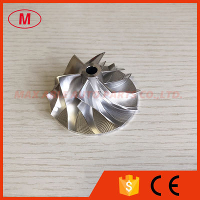 CT20 17291-54060 38.69/57.00mm 6+6 blades high performance turbocharger milling/aluminum 2618/billet compressor wheel