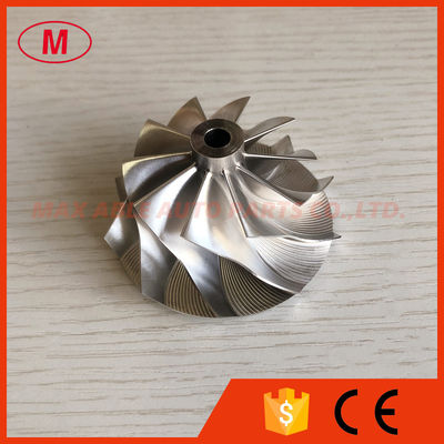 TB25 46.50/60.13mm 10+0 blades turbo milling/aluminum 2618/billet compressor wheel